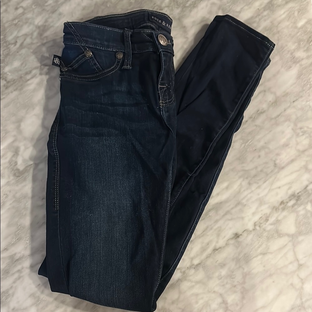 Women's Dark Blue Jeans